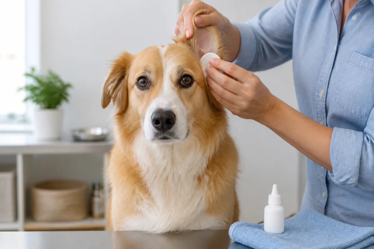 Otite du chien symptômes et soins à connaître