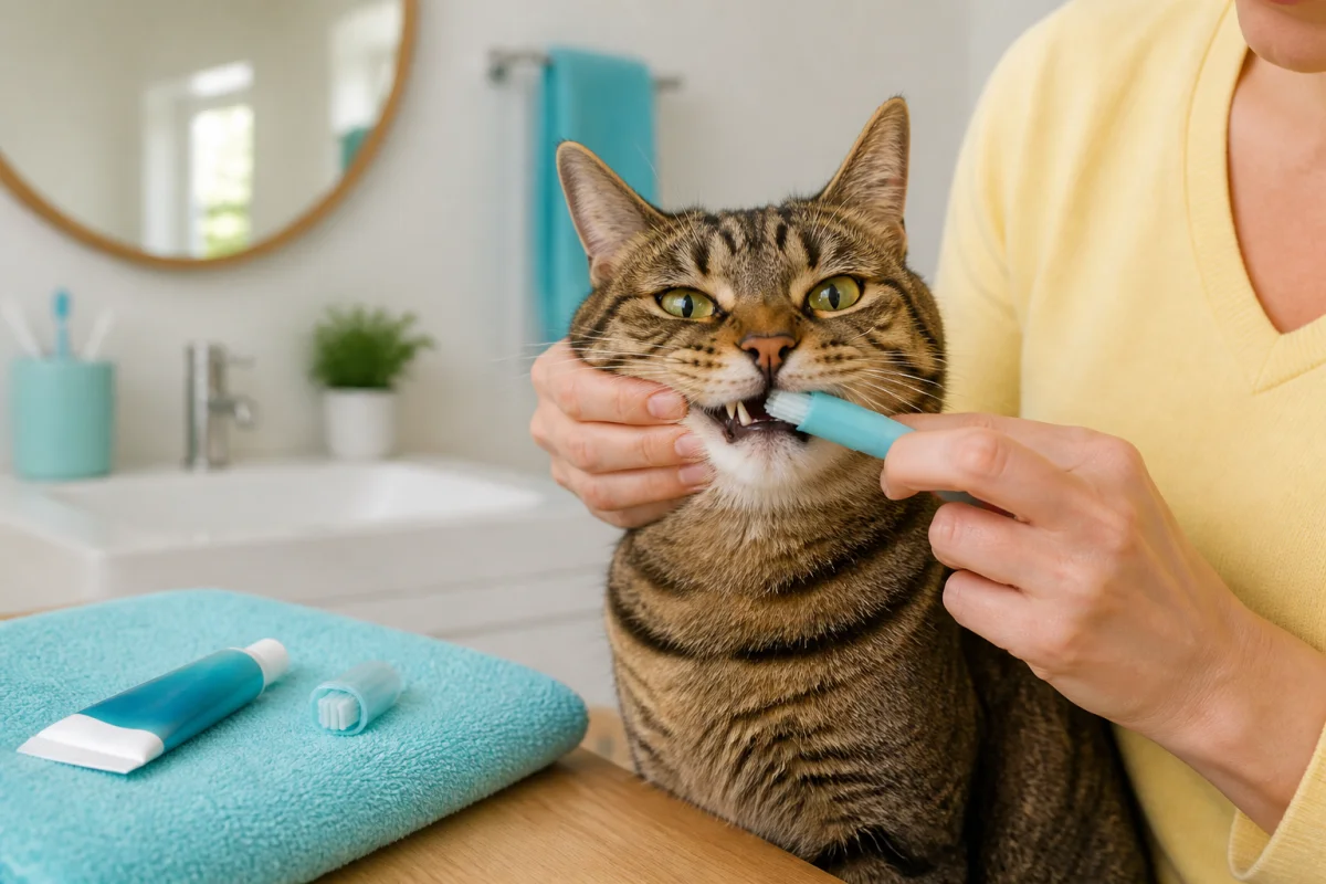 L’hygiène bucco dentaire du chat au quotidien