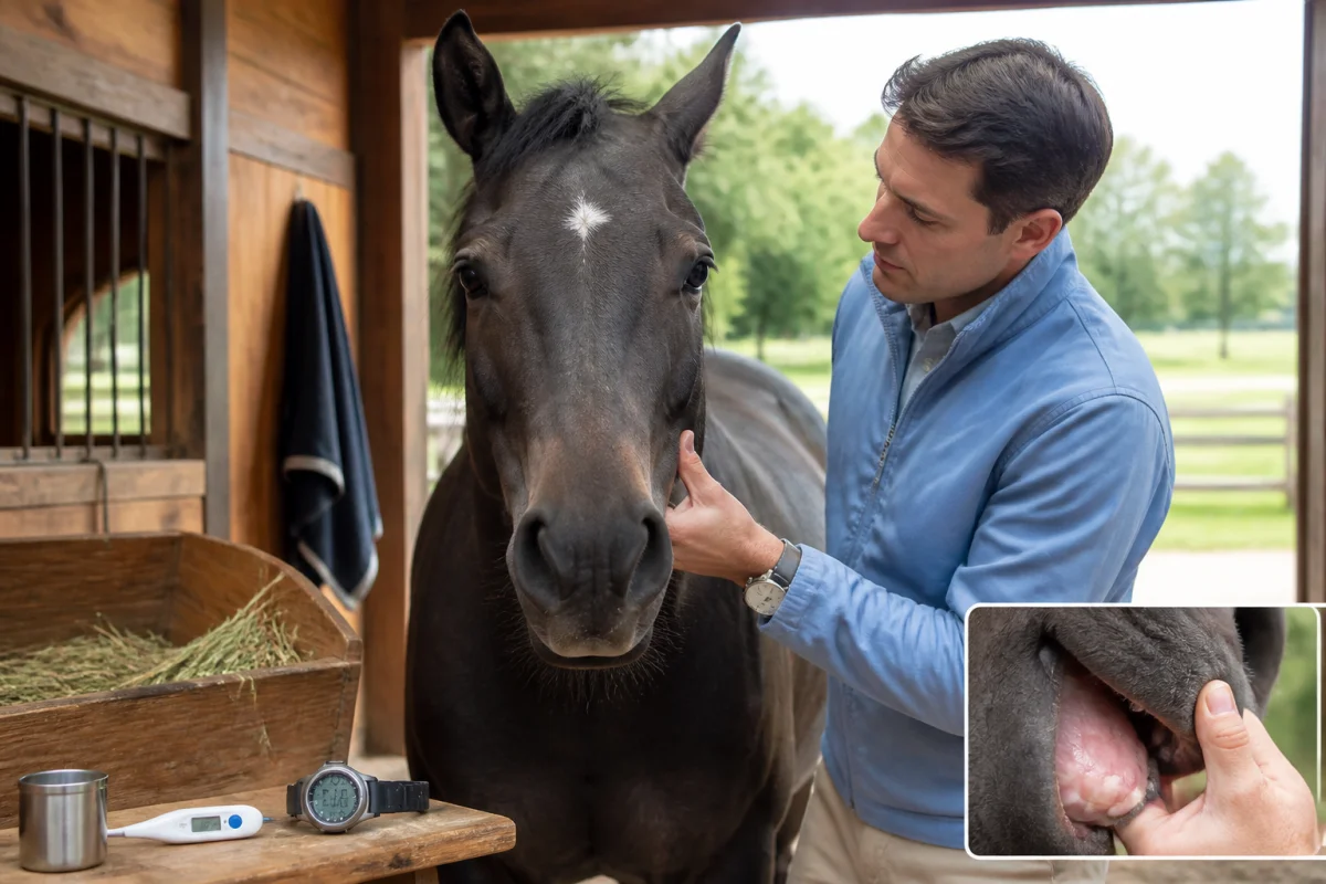 Reconnaître les signes d’urgence chez le cheval
