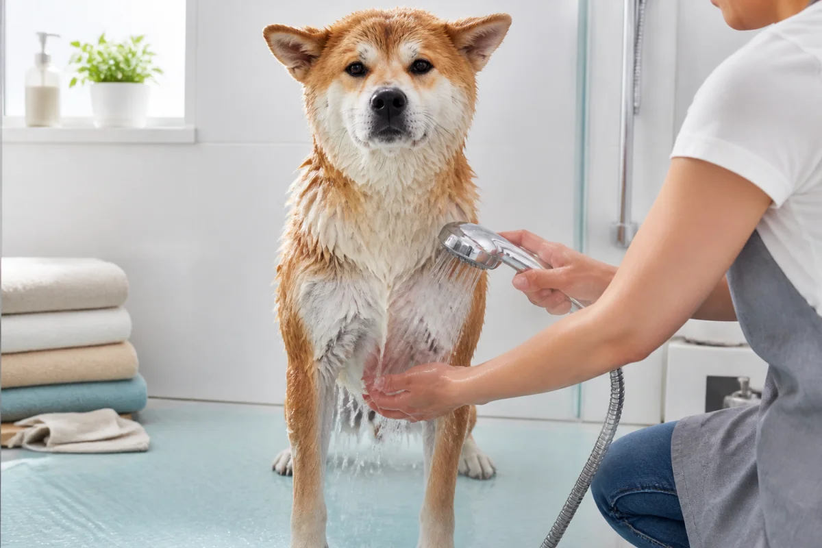 Le bain du chien à la maison sans stress et sans erreur