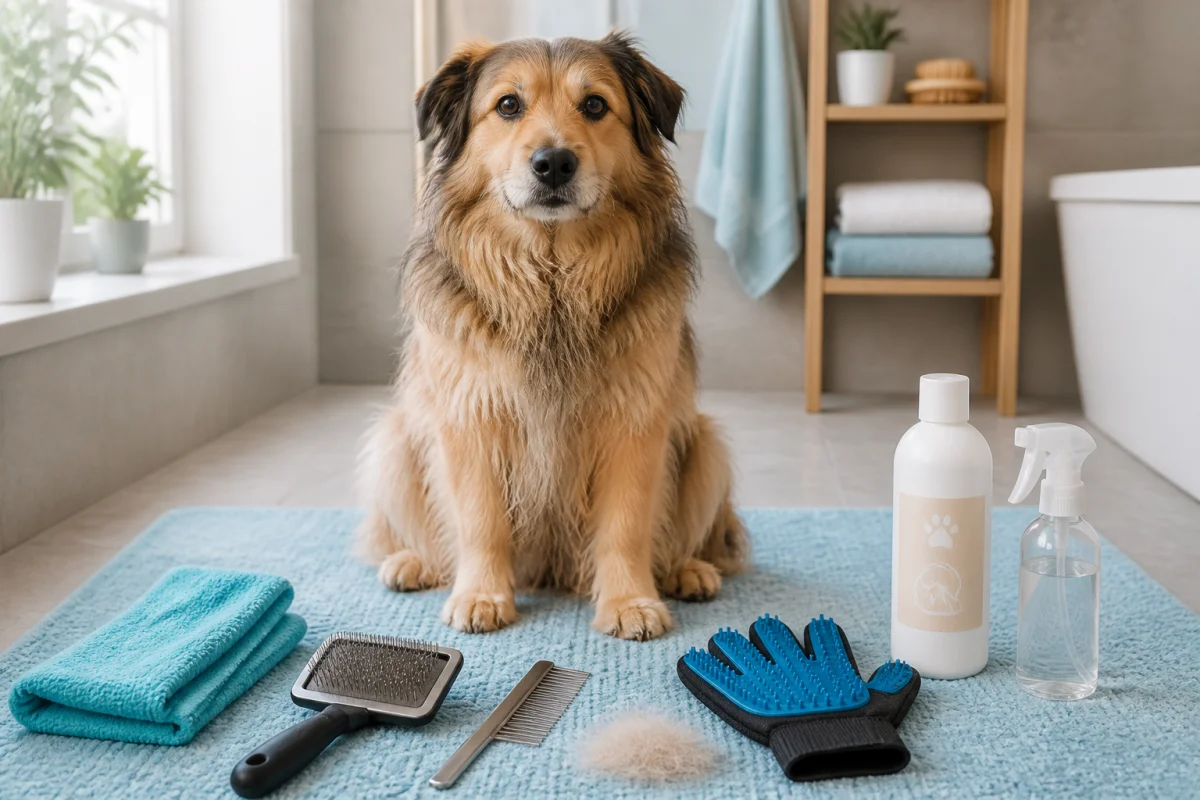 Toilettage du chien à la maison, les bons gestes pour un pelage sain